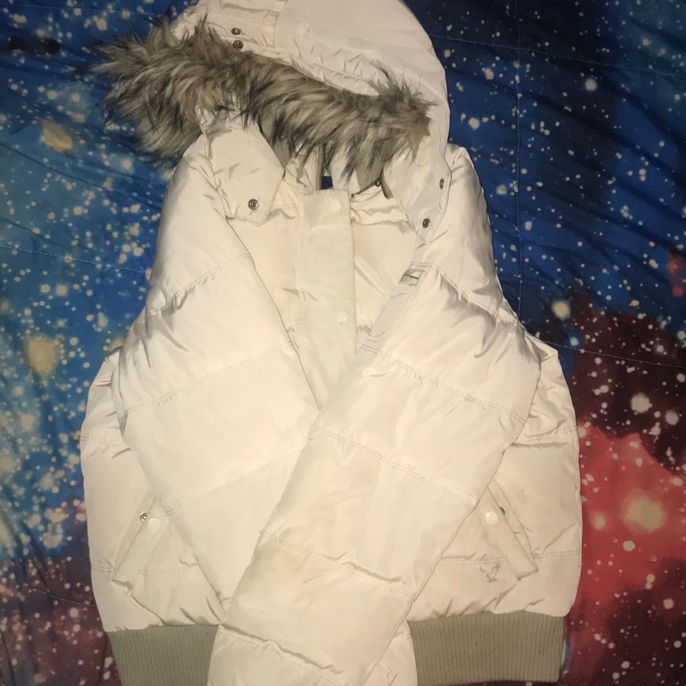 White used AE coat